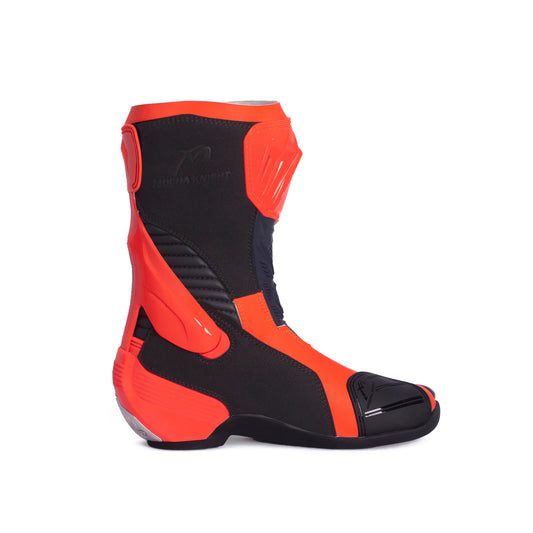 Mocha Knights MK-SH099 Racing Boots – Premium CE Certified PU Leather Ride Protection