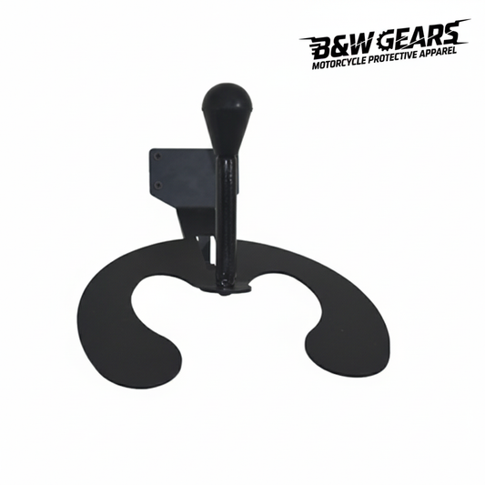 Motorcycle Helmet Holder & Jacket Hanger Wall Mount (Biker Gear Organizer)